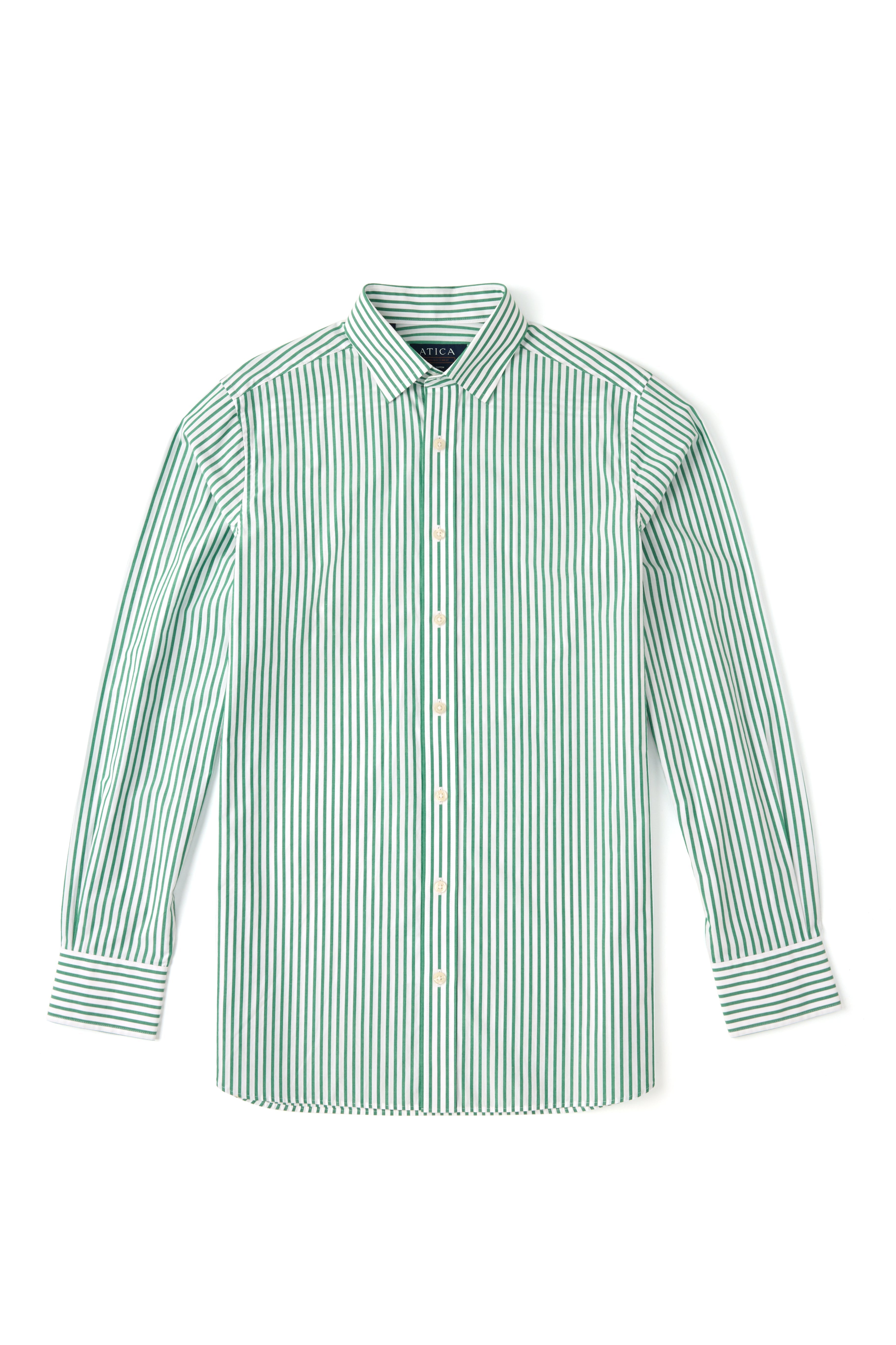 Everyday Green Bengal Stripe Shirt