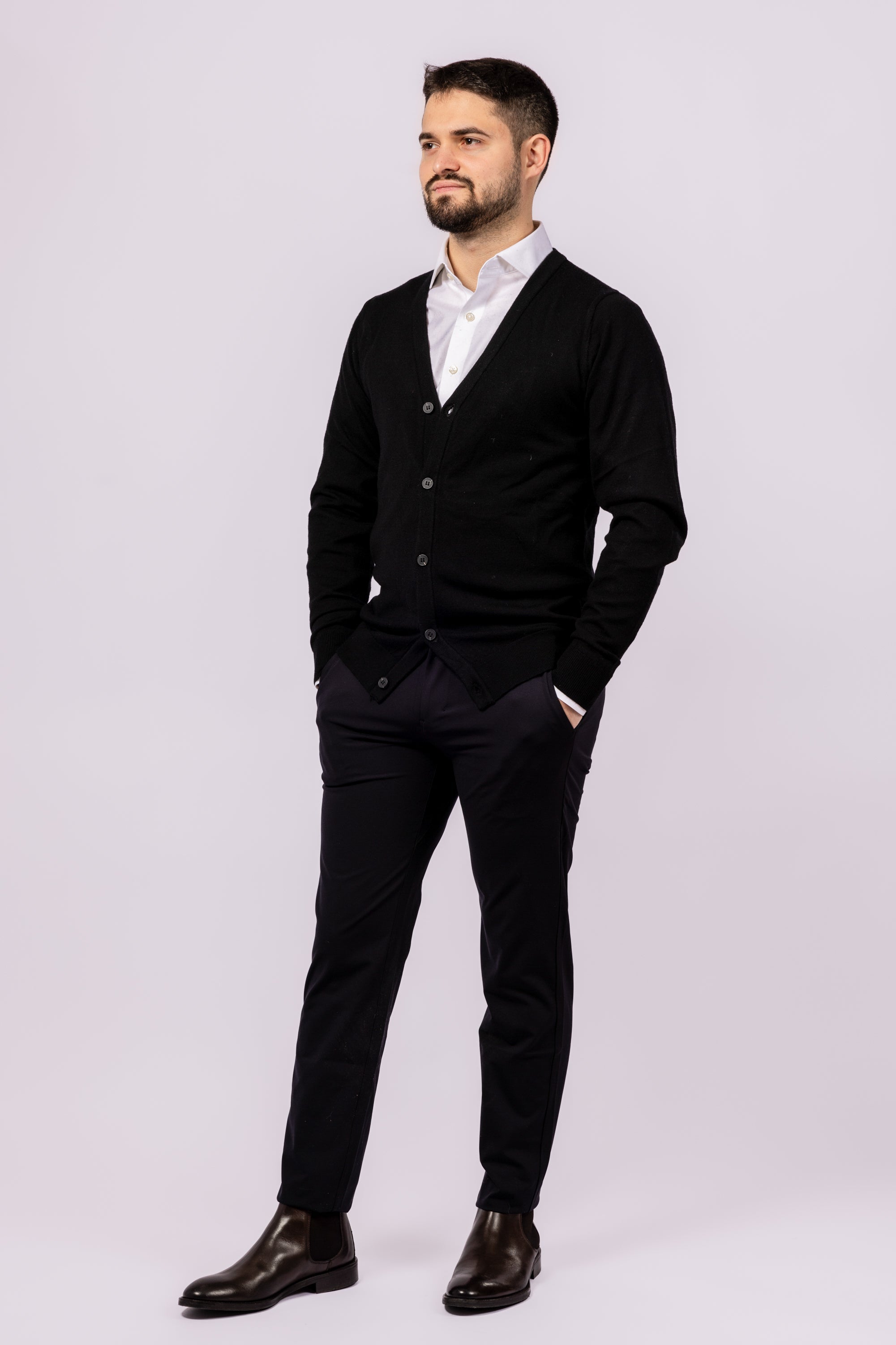 Classic Button-Up Cardigan