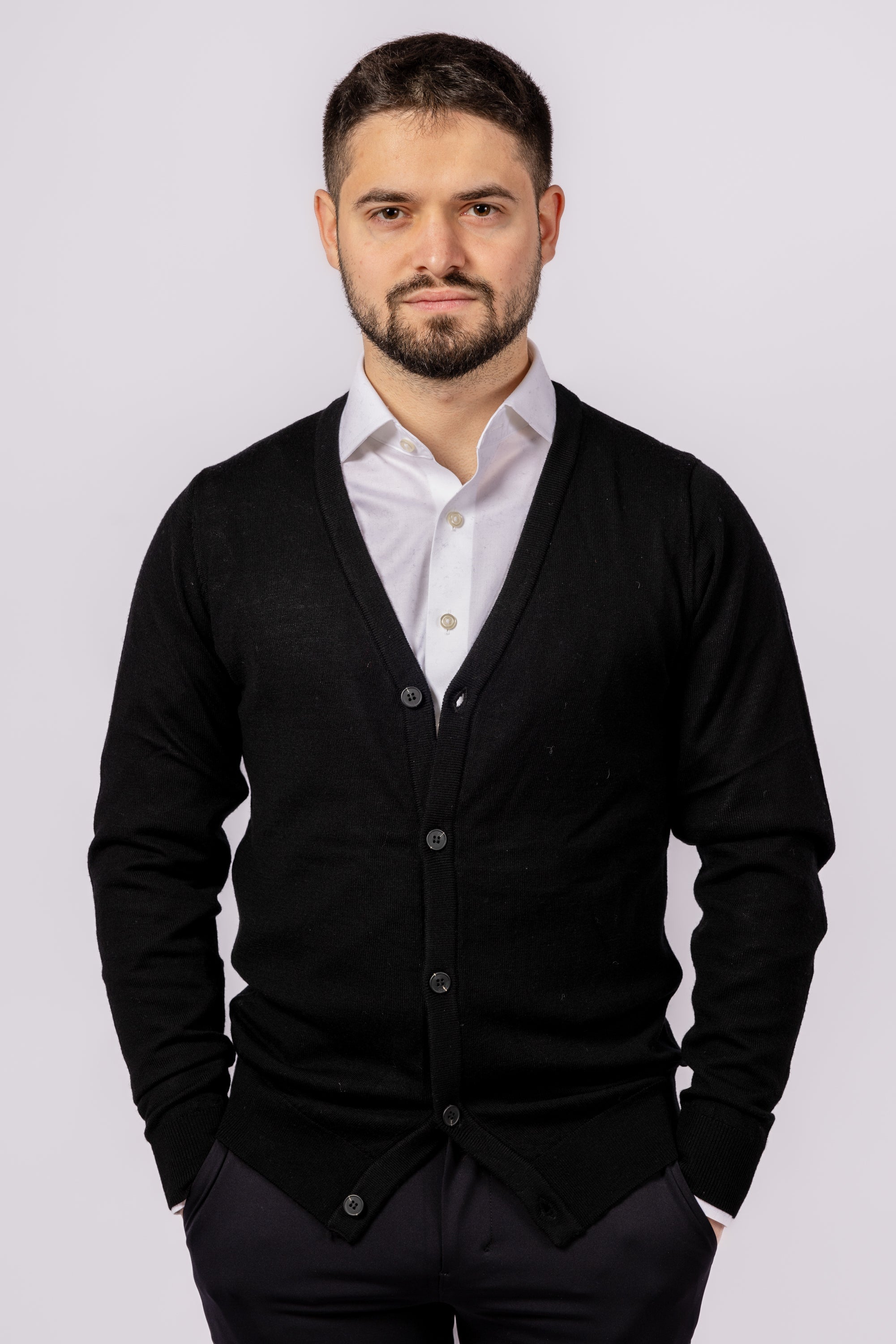 Classic Button-Up Cardigan