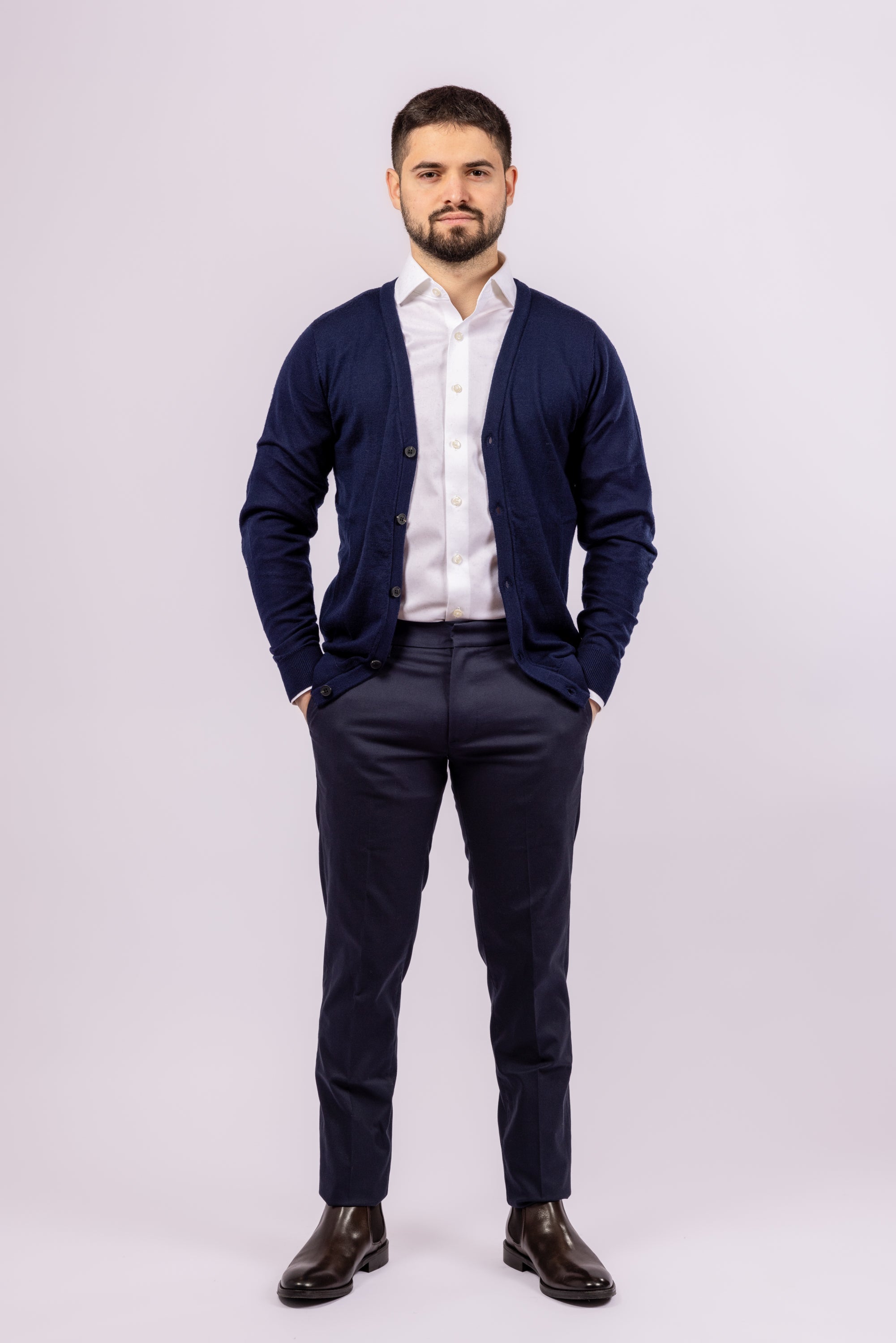 Classic Button-Up Cardigan