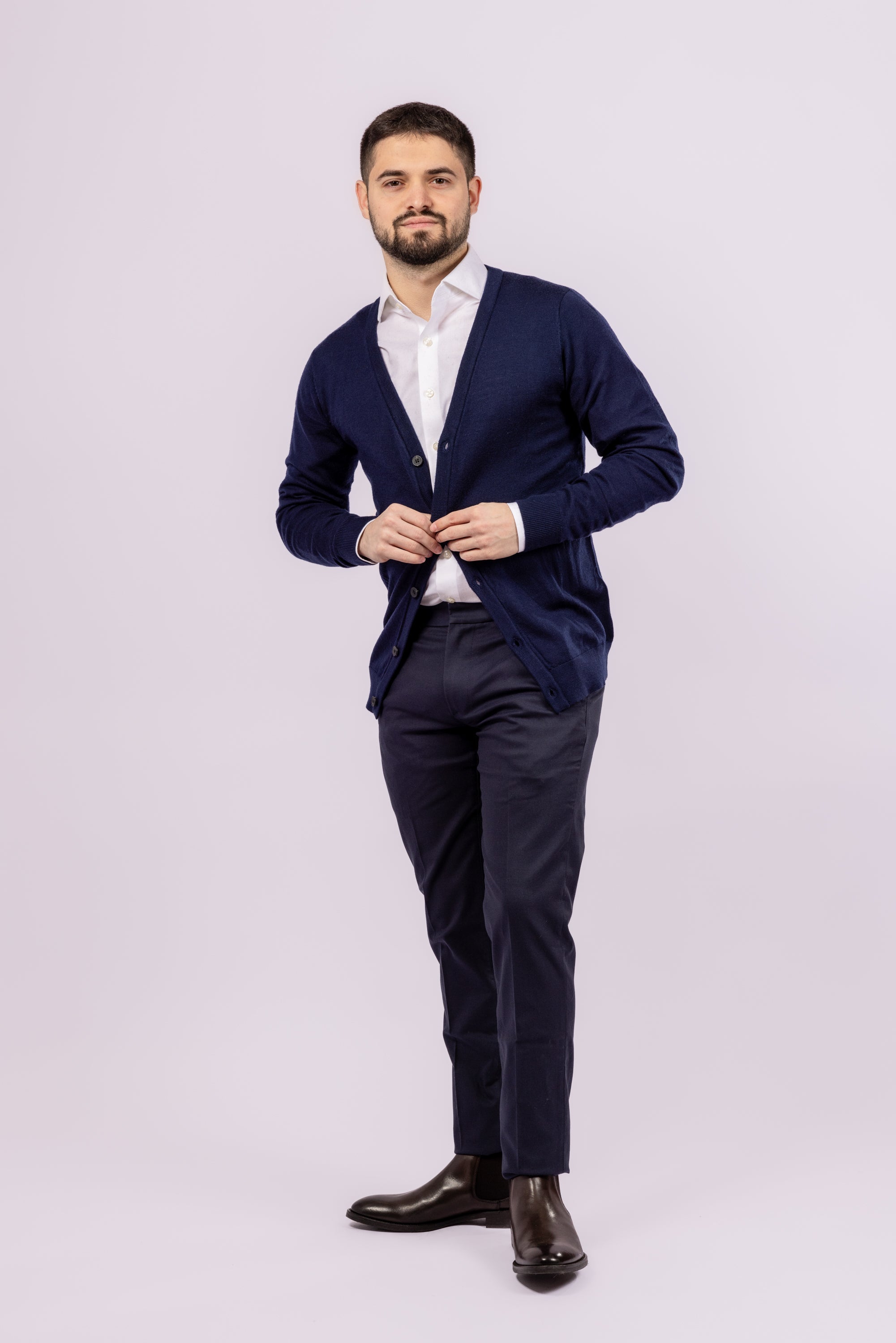 Classic Button-Up Cardigan