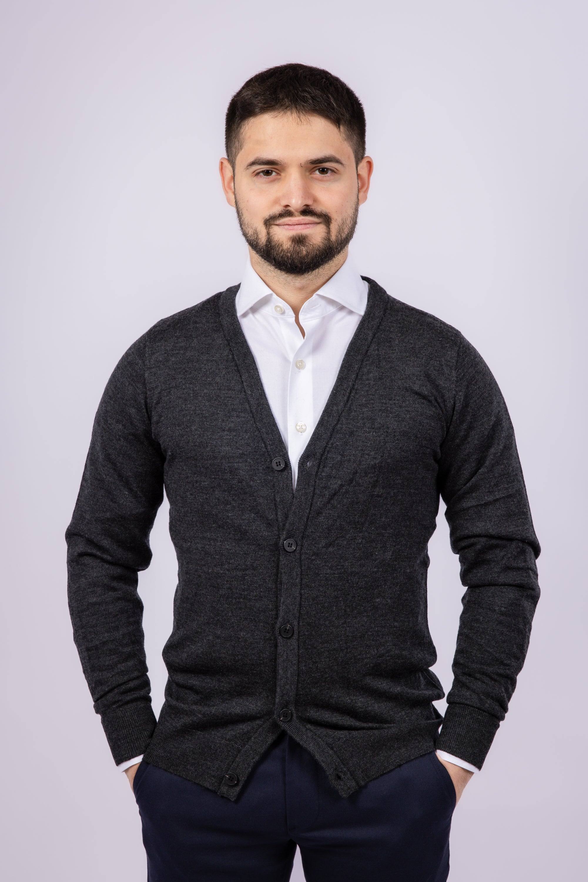 Classic Button-Up Cardigan