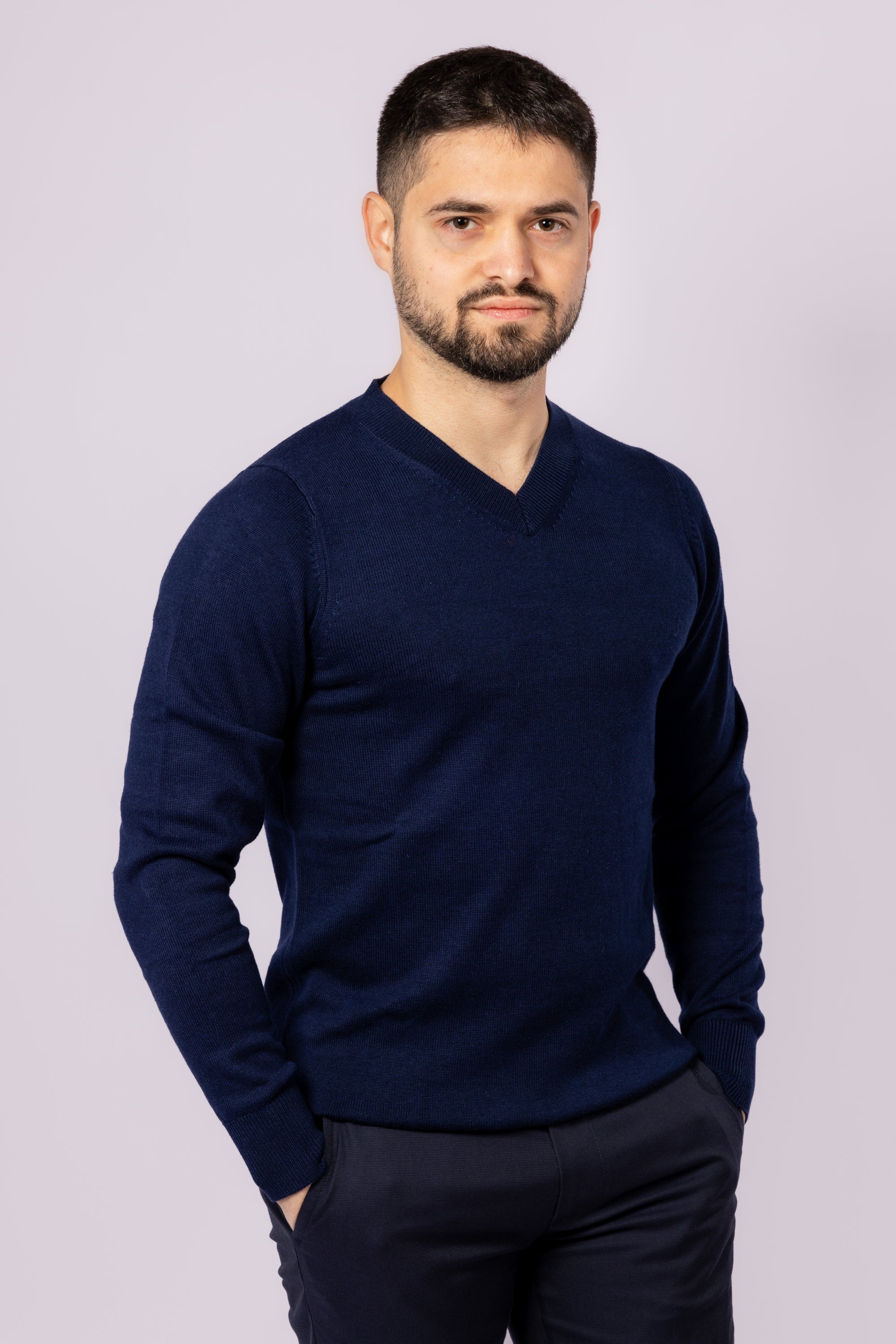 V Neck Pullover Sweater