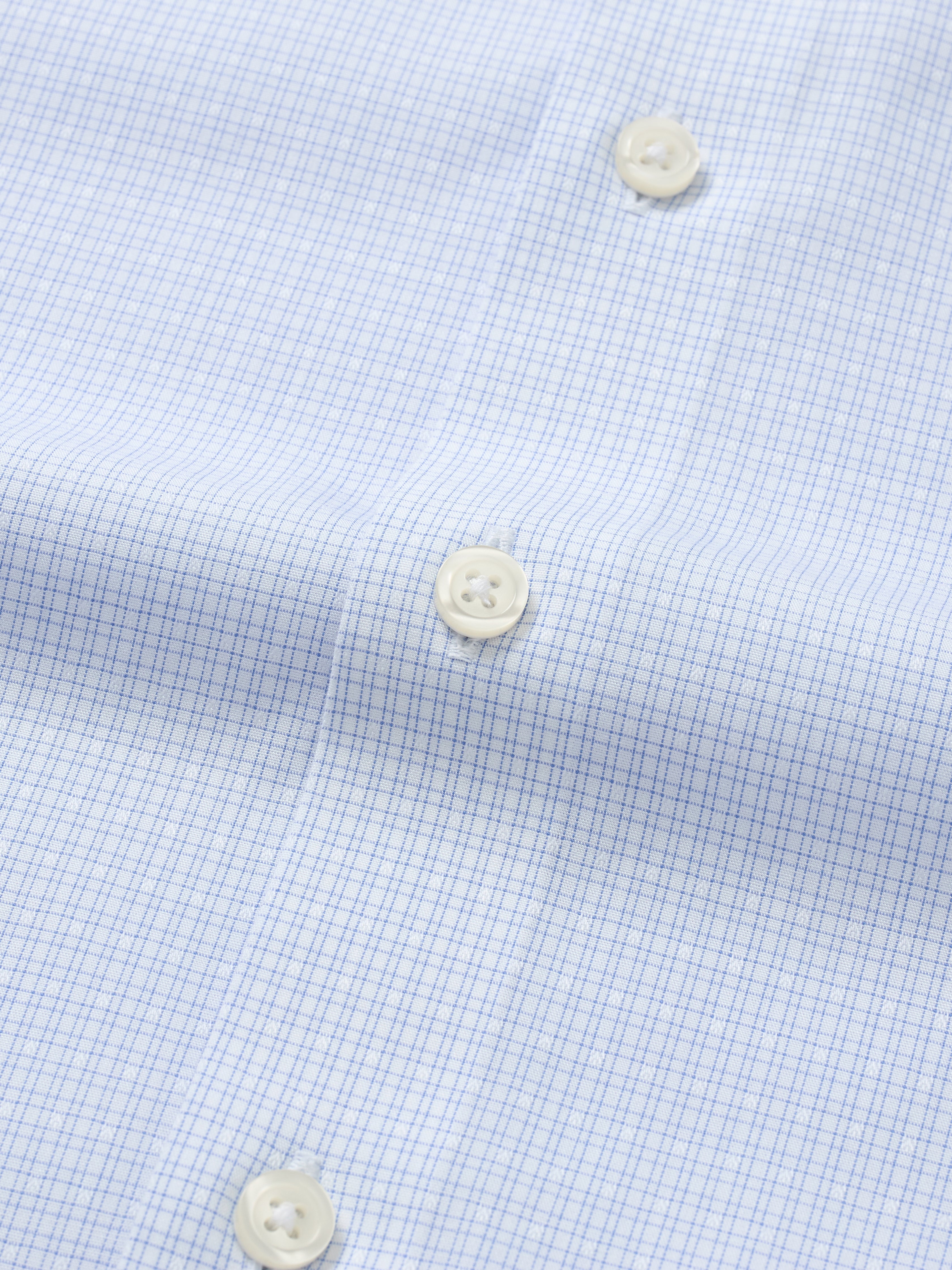 Riviera Light Blue Double Grid Shirt
