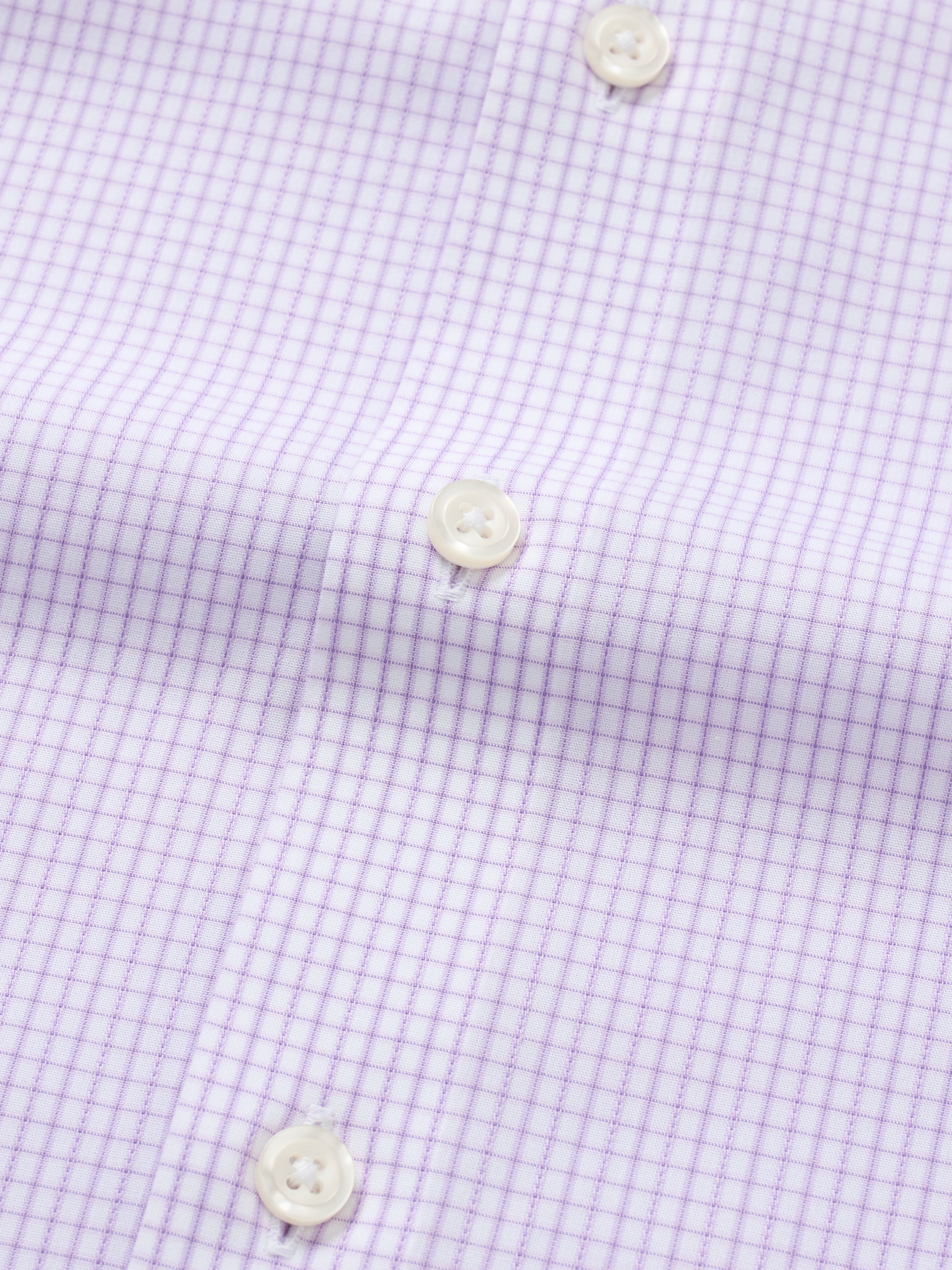 Greenwich Purple Mini Grid Shirt