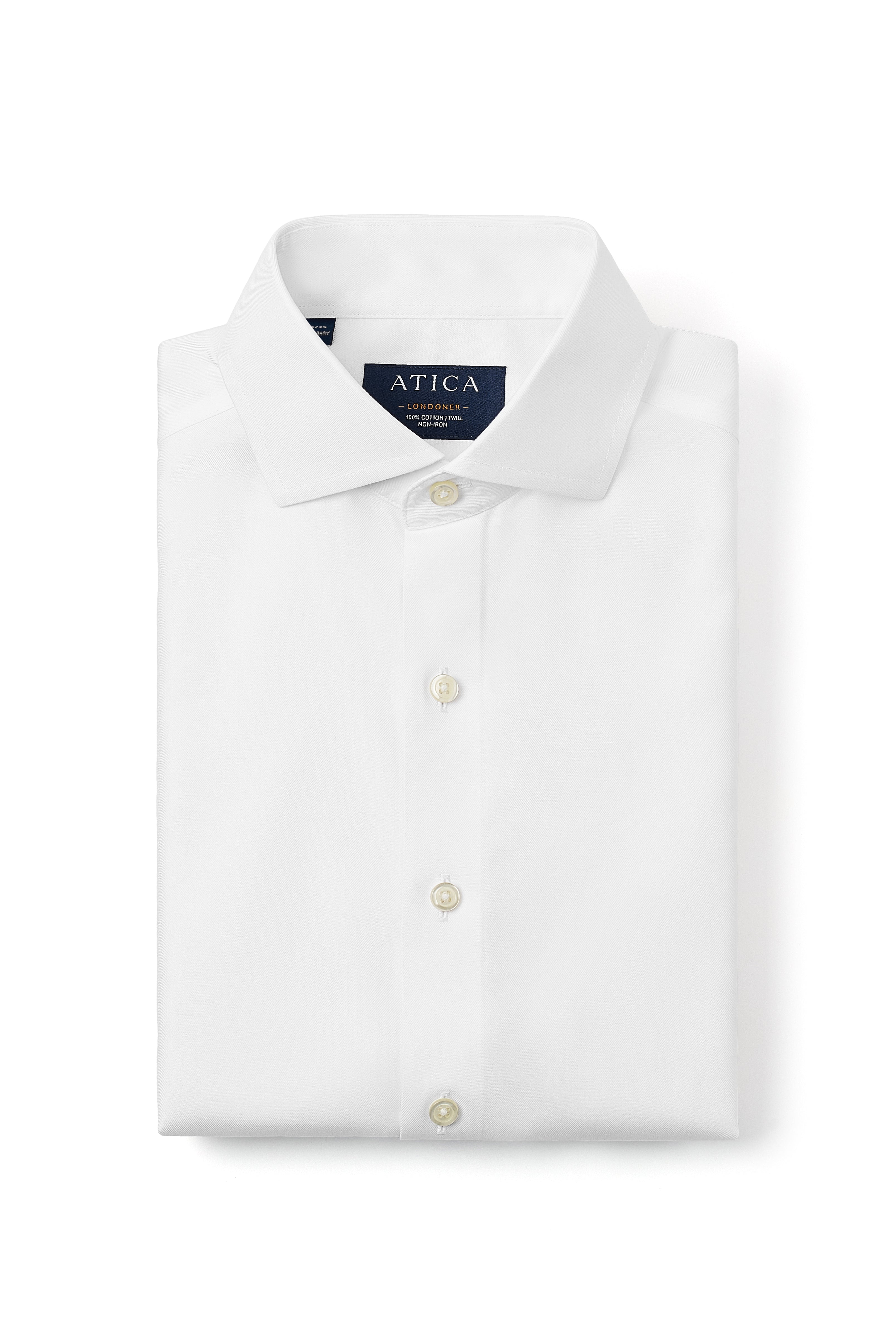 Londoner White Shirt - Contemporary (Slim)