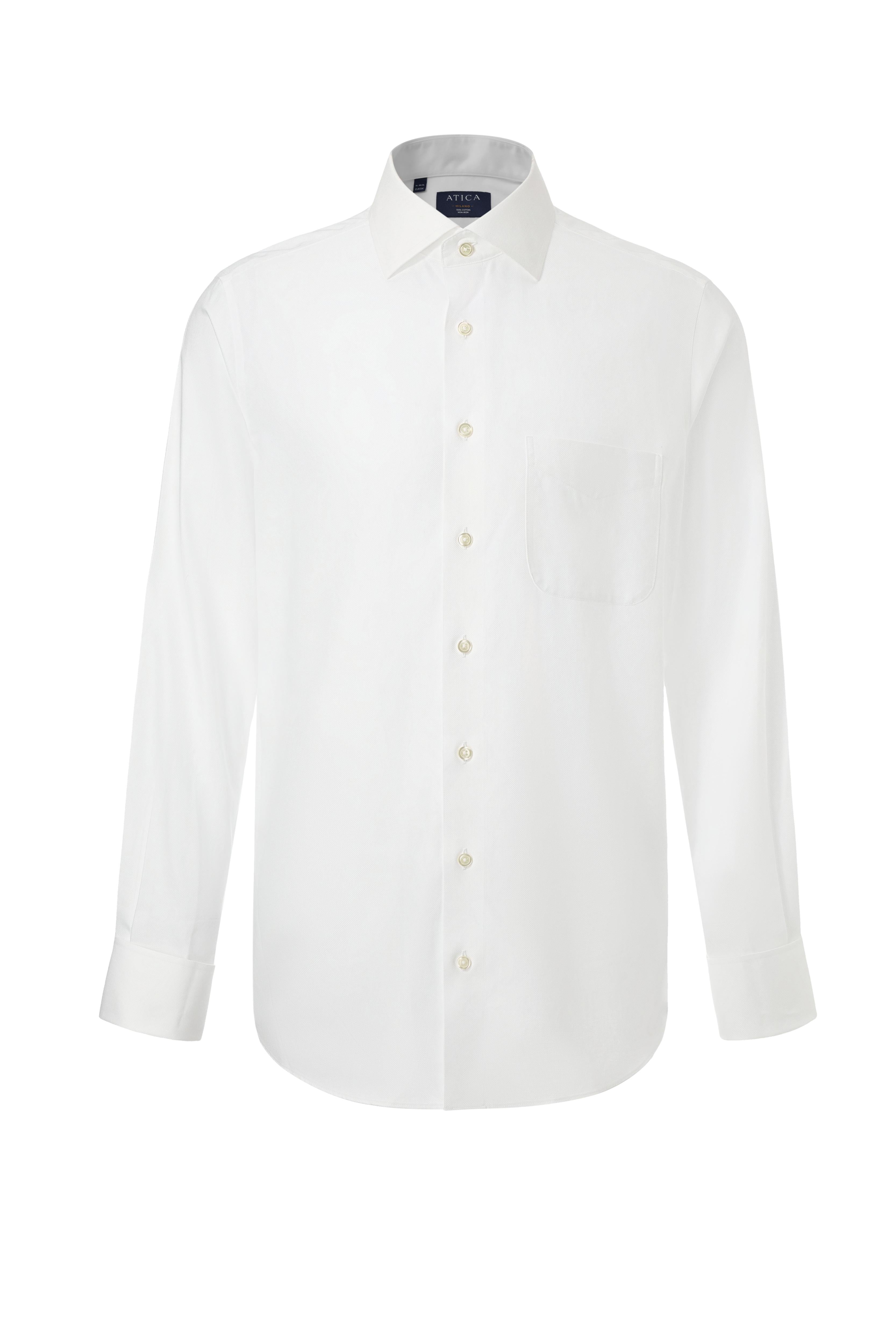 Edinburgh Cufflink White Shirt