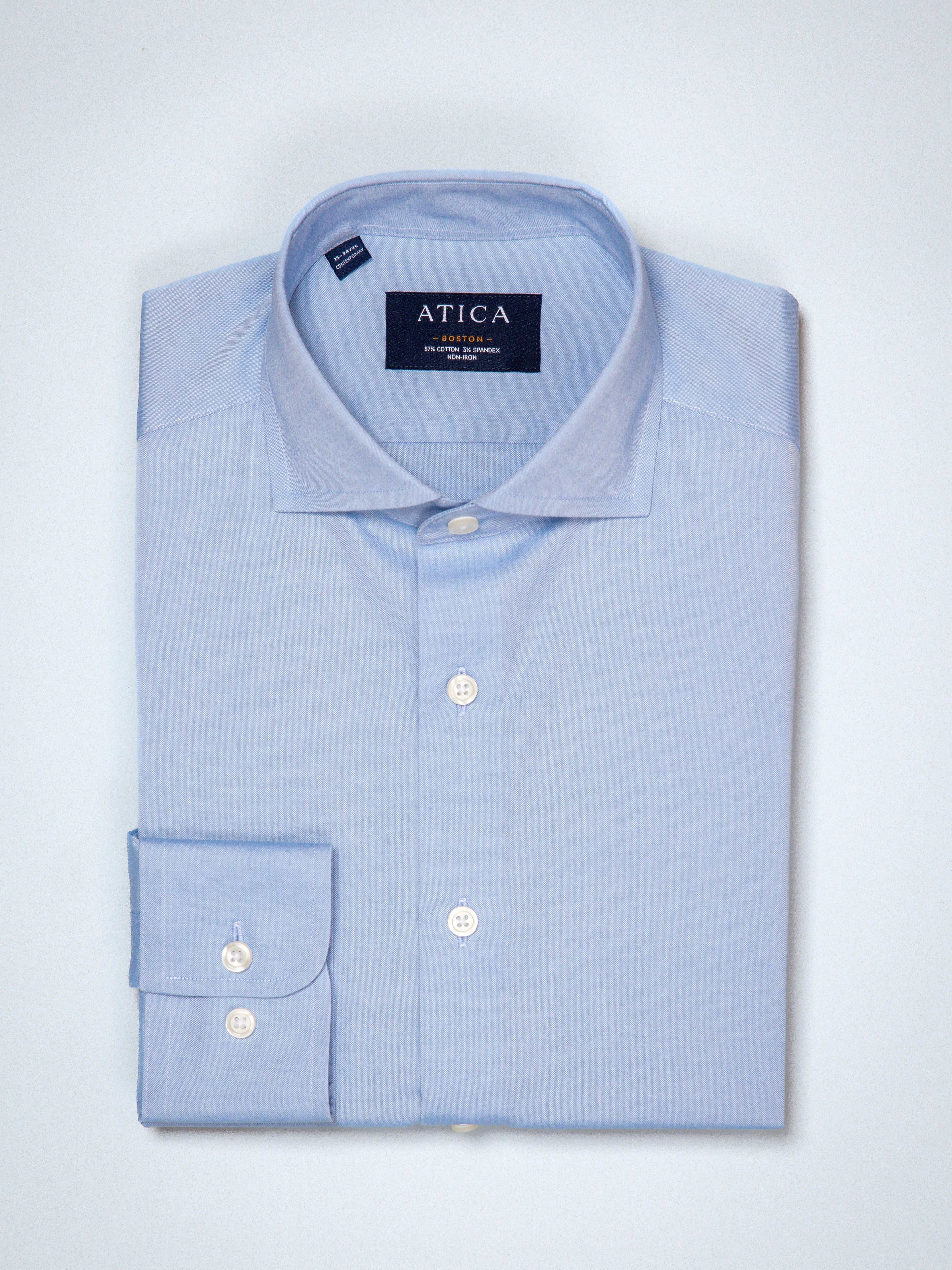 Boston Blue Pinpoint Shirt