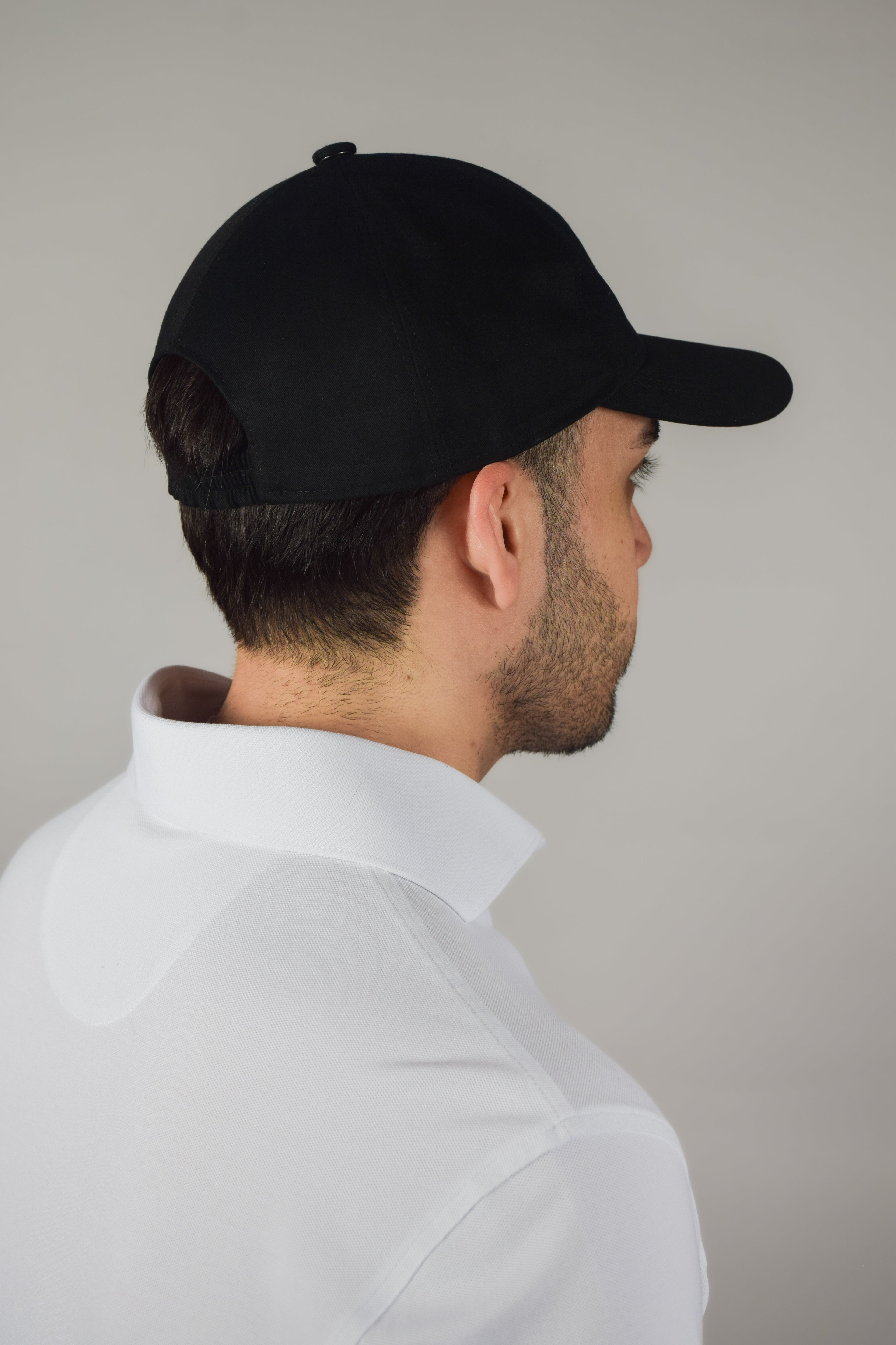 Black Drill Baseball Cap