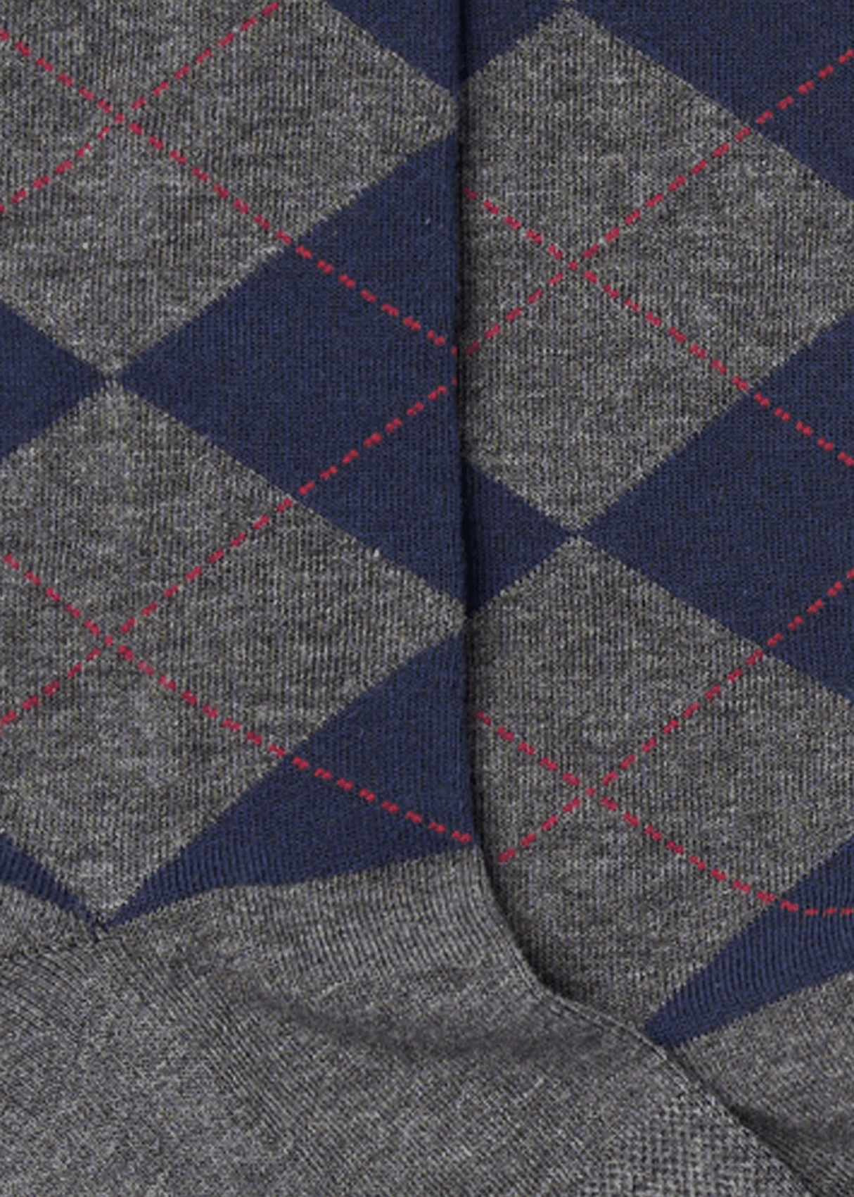 Everyday Comfort Socks - Argyle Pattern
