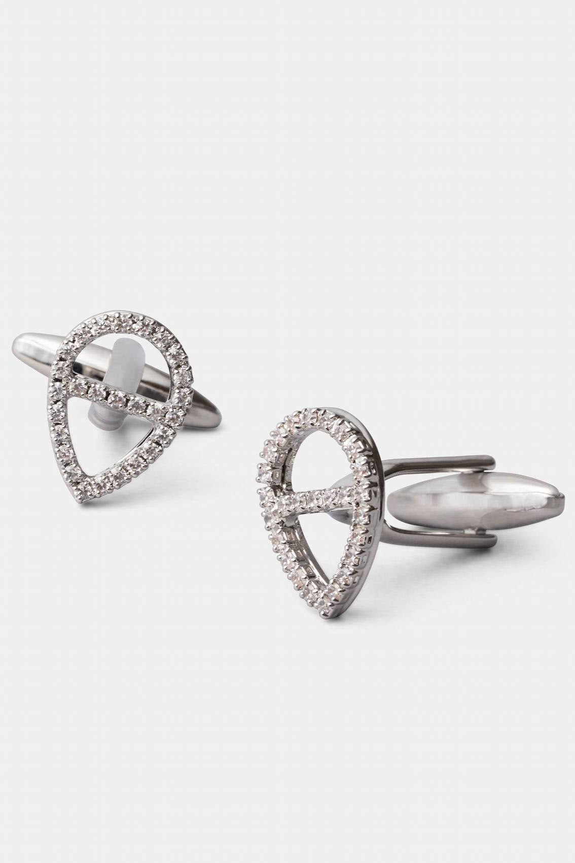 Swarovski Pear Shape Cufflinks