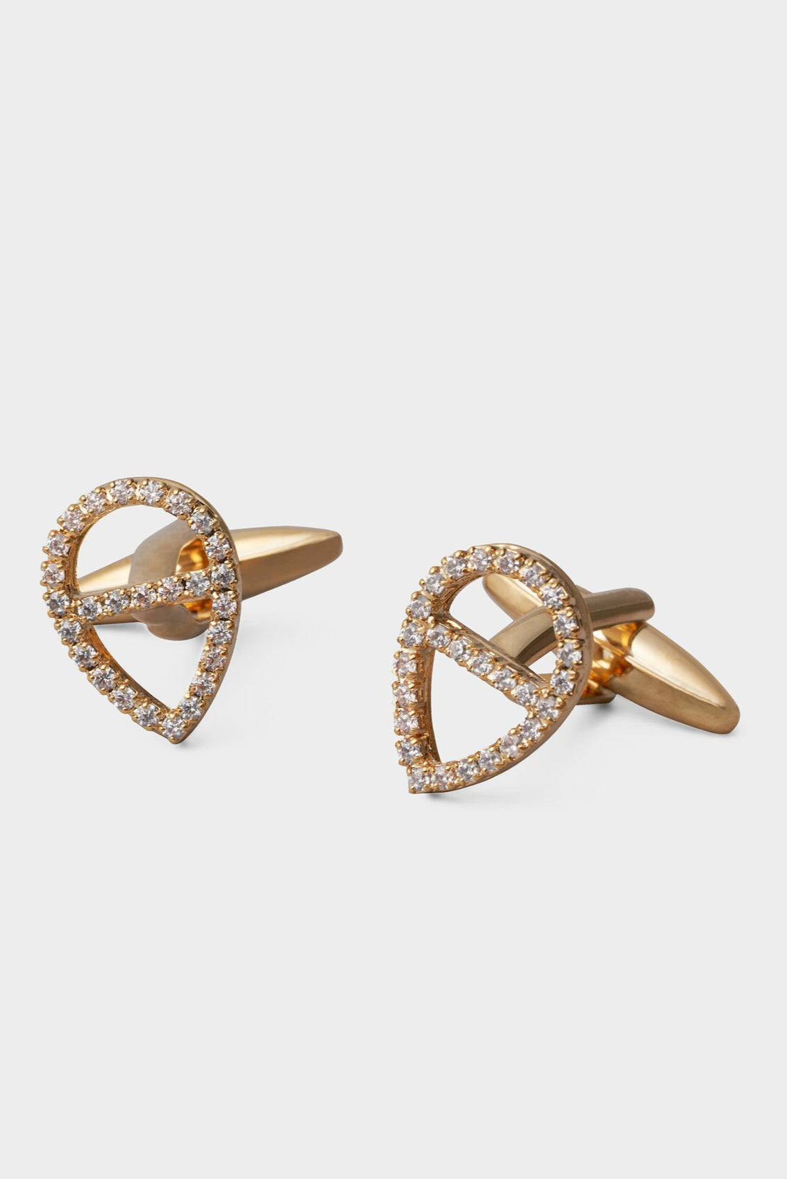 Swarovski Pear Shape Cufflinks