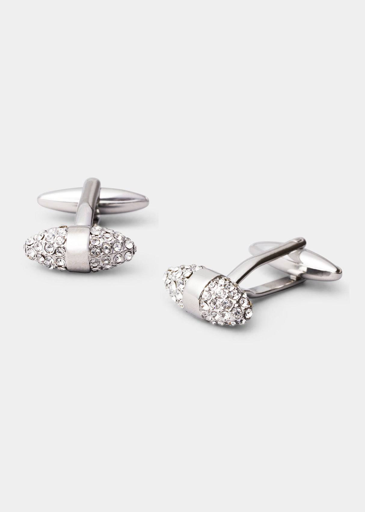 Swarovski Crystal Cone Cufflinks