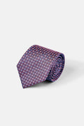Woven Tie | 100 Percent Silk | Flower Pattern