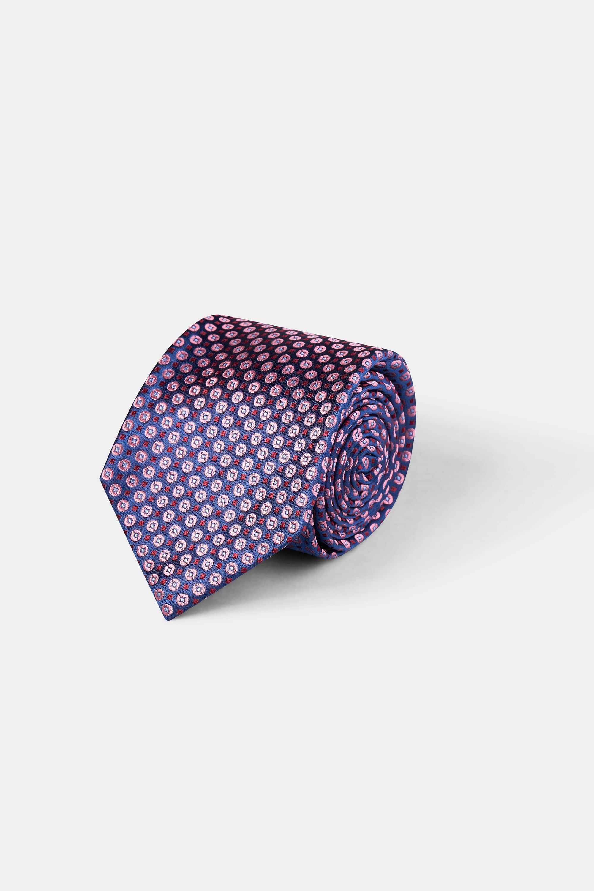Woven Tie | 100 Percent Silk | Flower Pattern