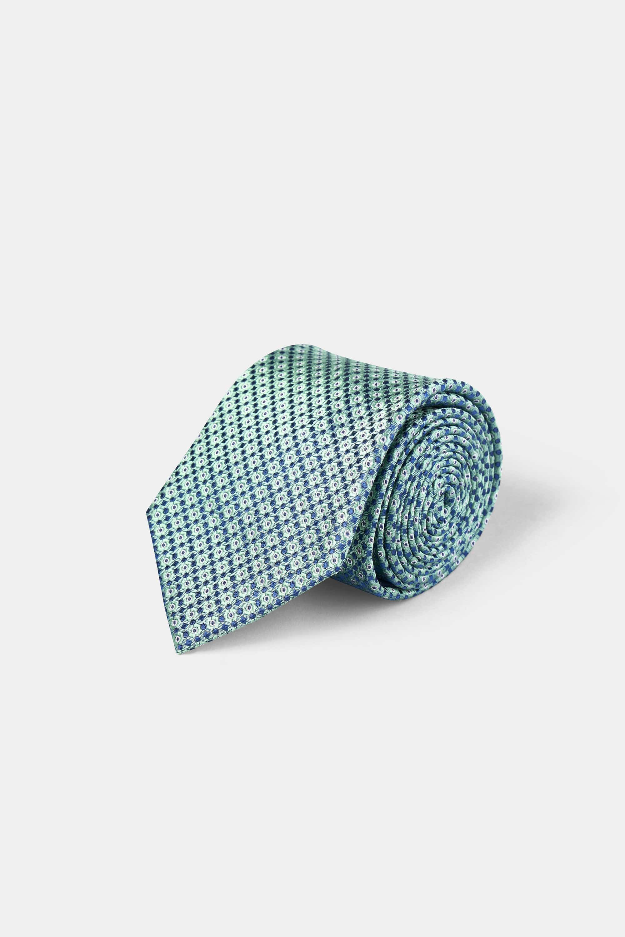 Woven Tie | 100 Percent Silk | Star Pattern