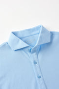 Dress Collar Performance Polo - Sky Blue