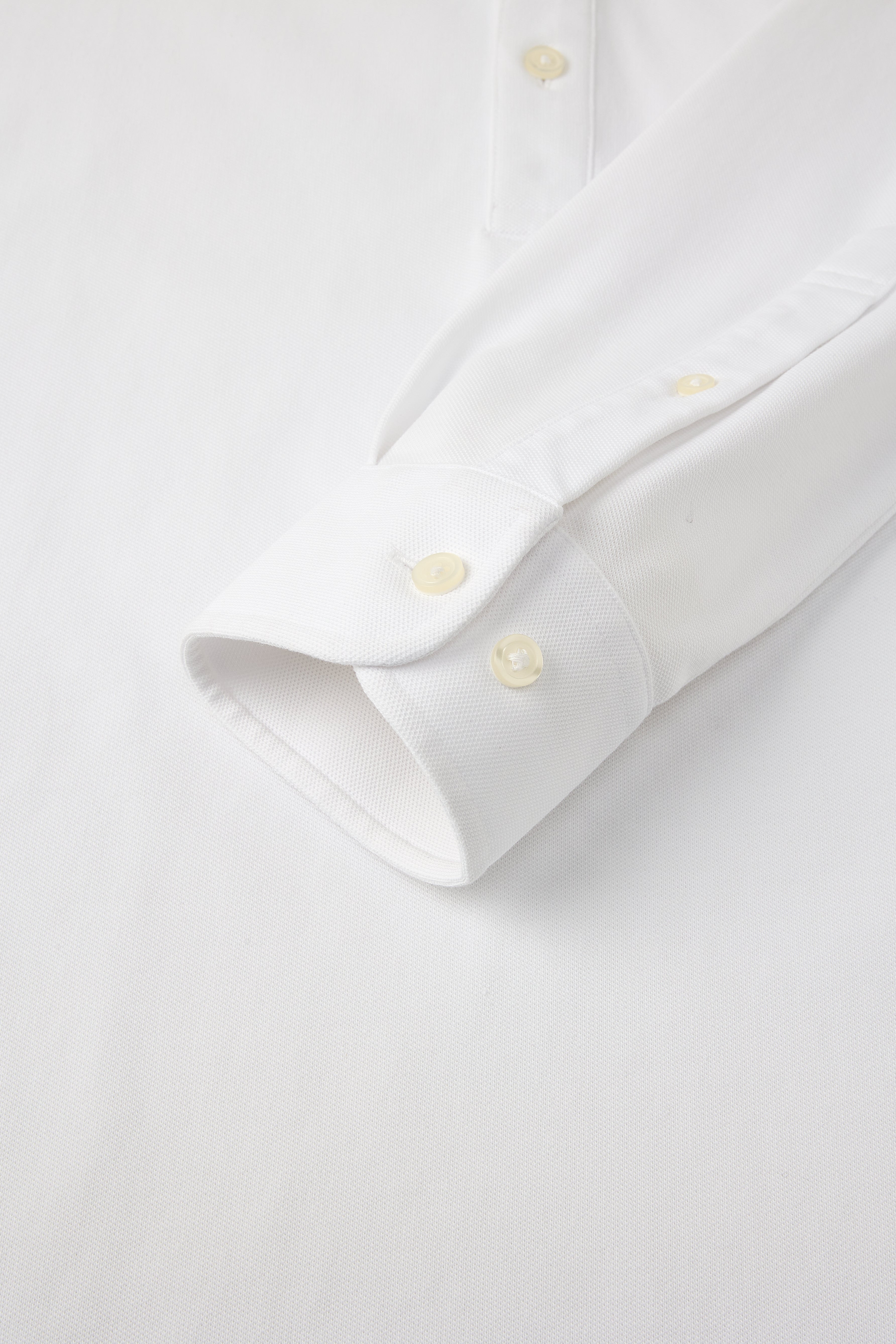Dress Collar Performance Long Sleeve - White