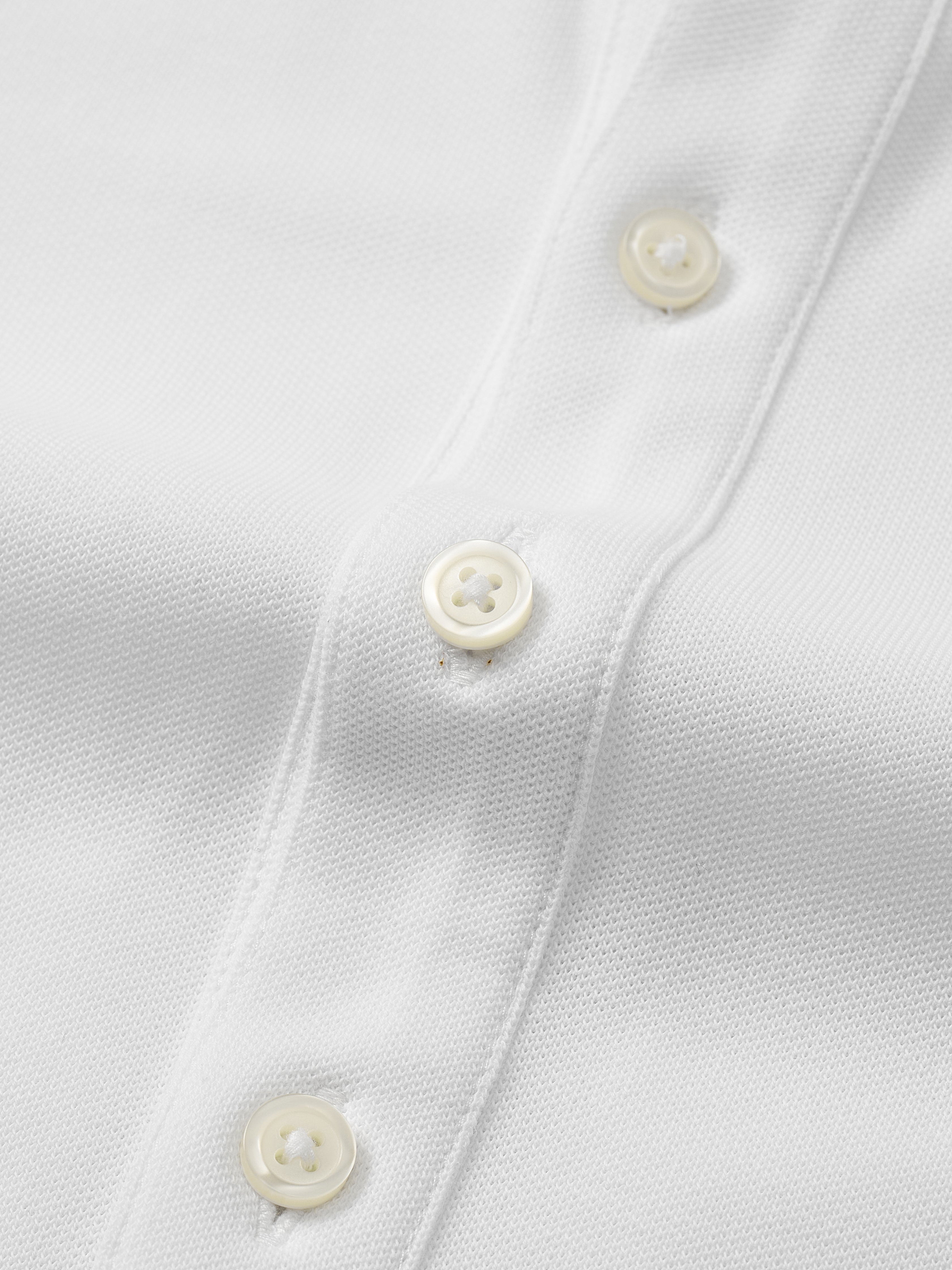 Dress Collar Performance Long Sleeve - White