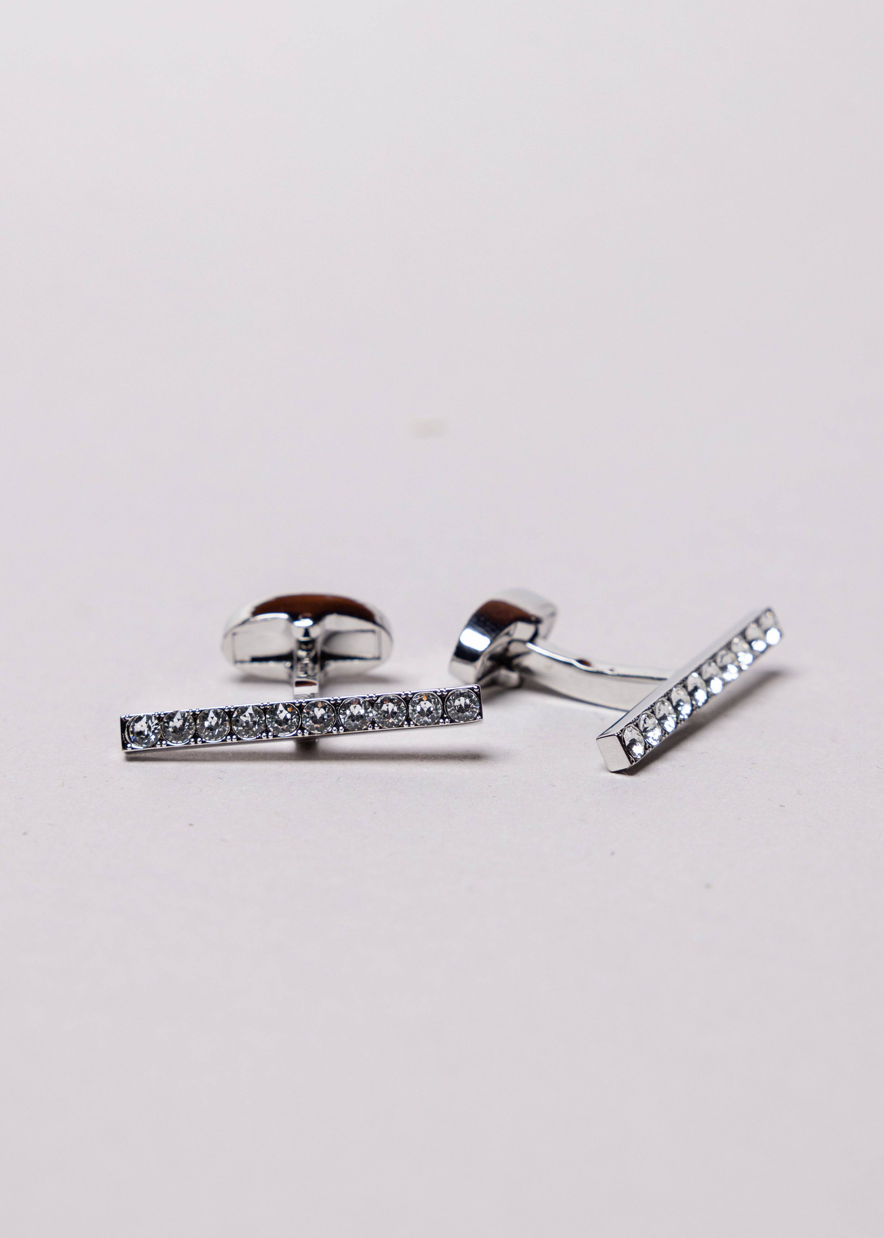 Swarovski Shimmer Bar Cufflinks