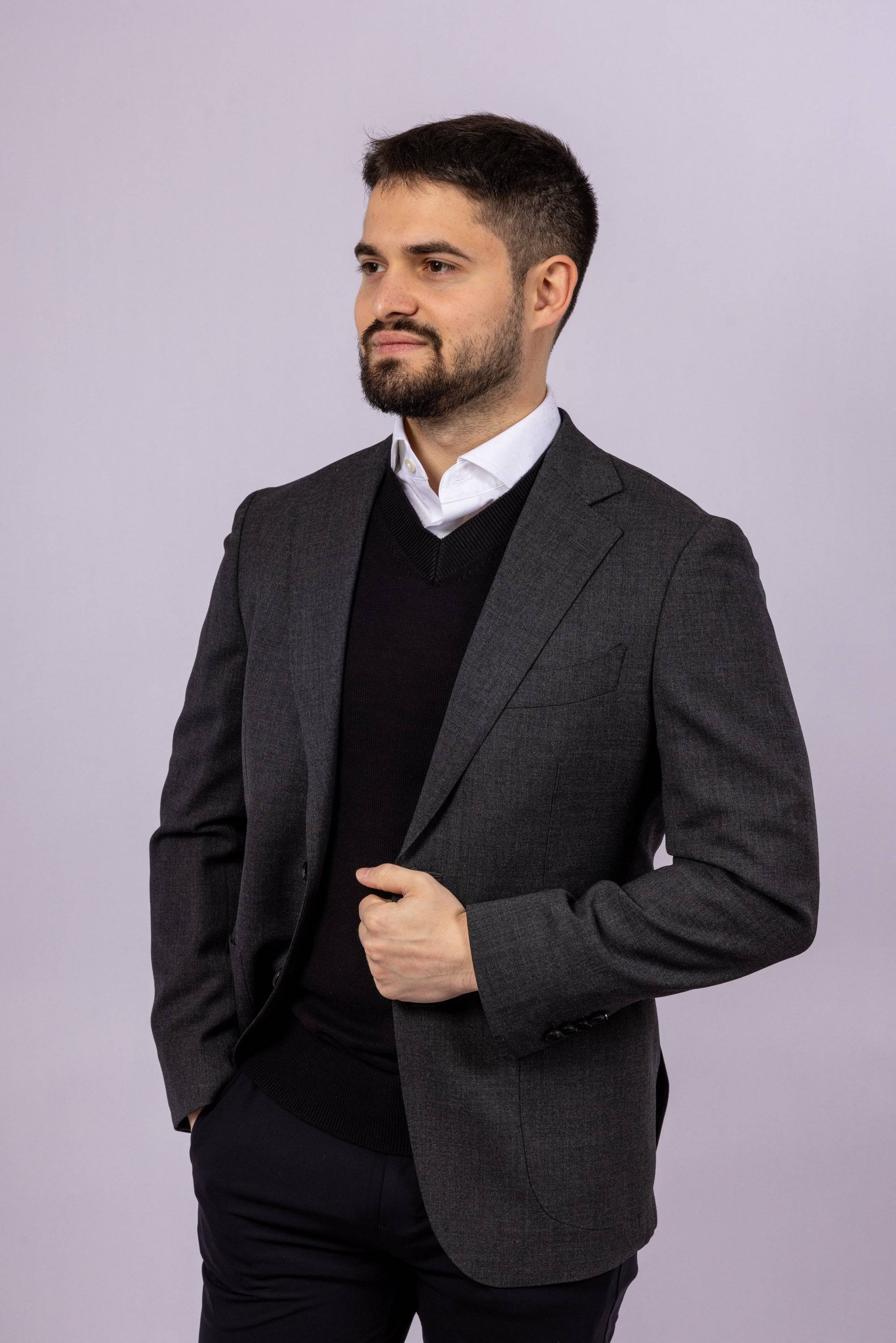 Cerruti Travel Blazer | Charcoal