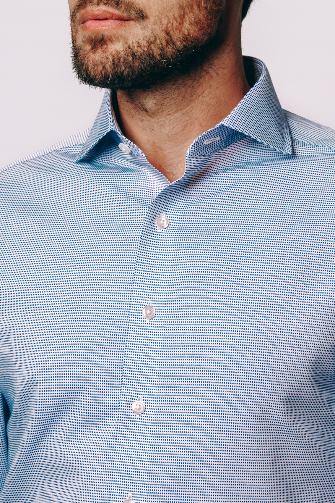 Greenwich Blue Check Shirt
