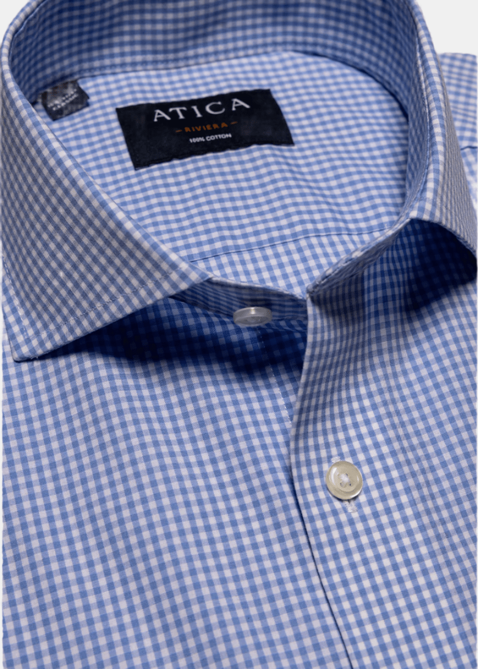 Riviera Light Blue Check Shirt